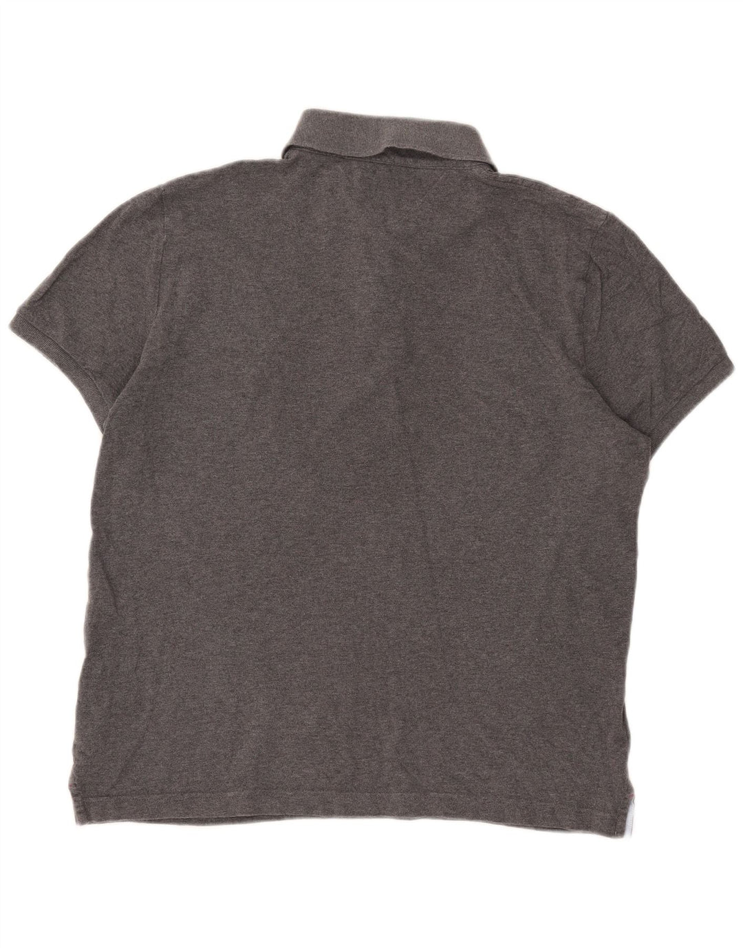Tommy Hilfiger Herren-Poloshirt mit individueller Passform, große graue Baumwolle