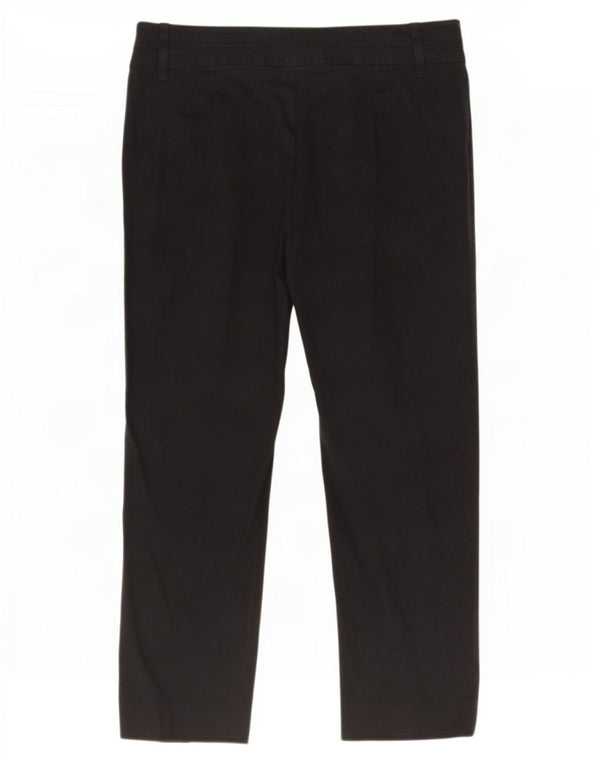 Benetton Damen Caprihose IT 42 Medium W32 L22 Schwarz