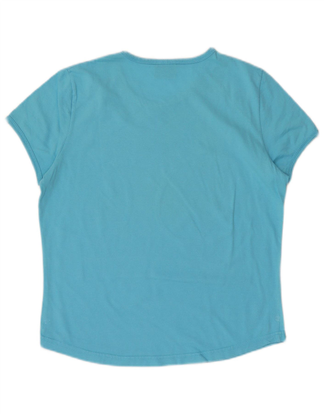 Champion Damen Grafik T-Shirt Top UK 14 Large Blau