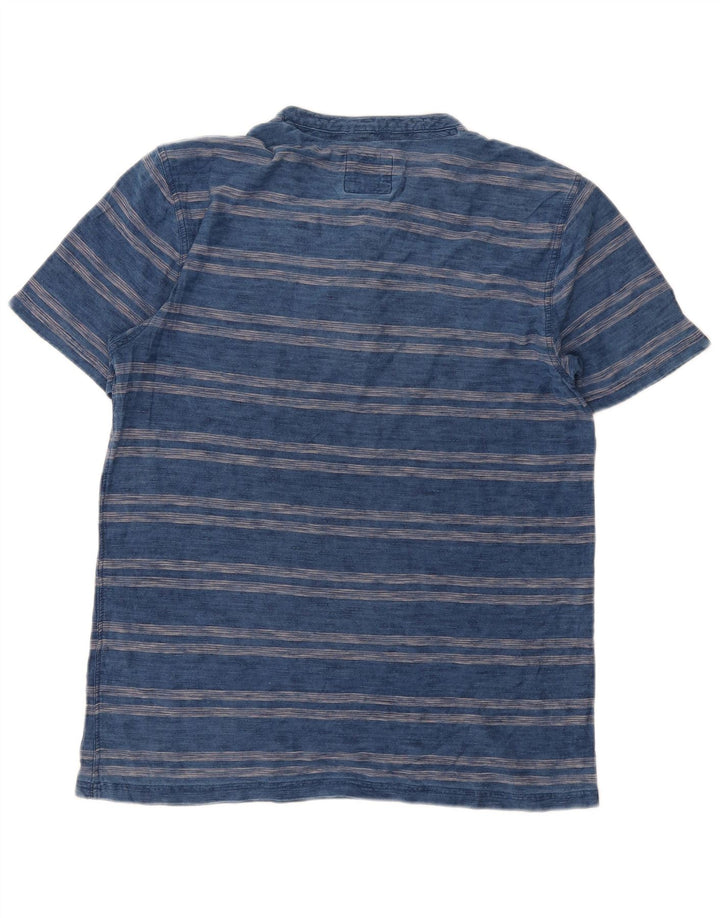 Fat Face Herren T-Shirt Top Medium Marineblau gestreift