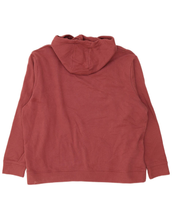 Animal Damen-Kapuzenpullover mit Grafik, übergroß, UK 18, XL, rote Baumwolle