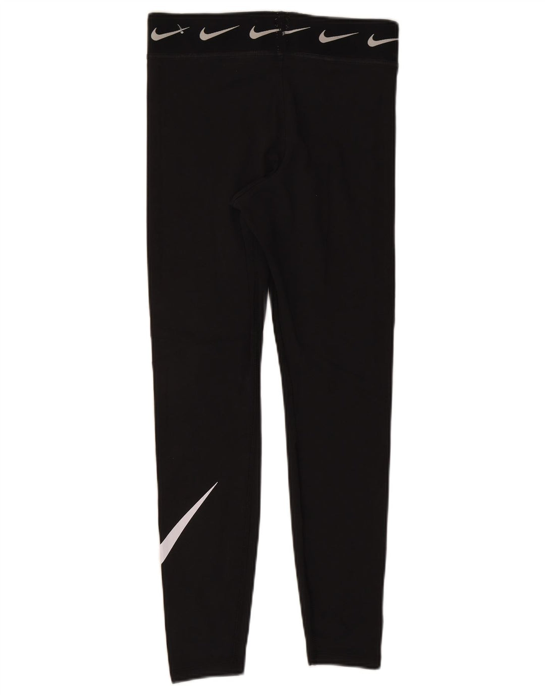 Nike Womens Graphic Leggings UK 12 Mittelschwarze Baumwolle