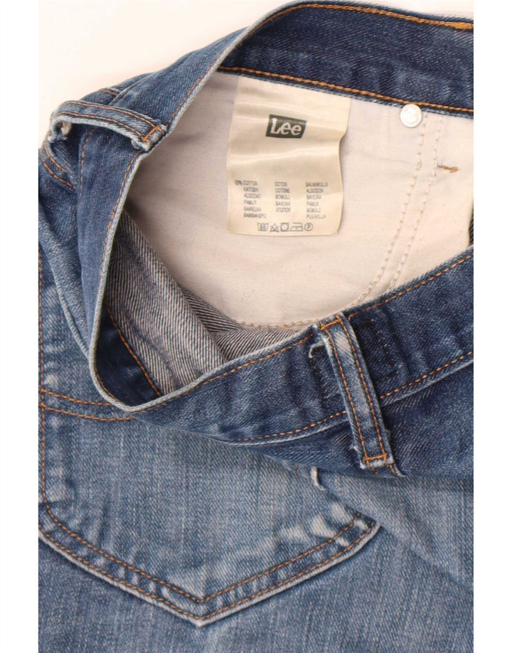 Lee Herren Blake Straight Jeans W31 L32 Blaue Baumwolle