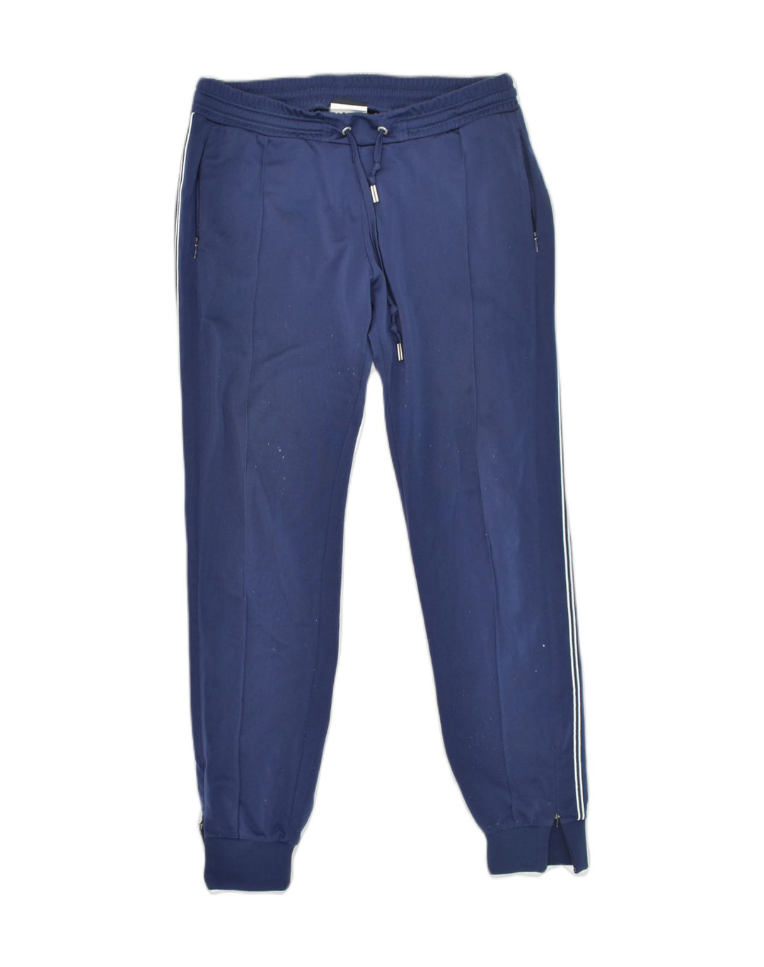CHAMPION Womens Tracksuit Trousers Joggers UK 10 Small Blue Polyester | Vintage Champion | Thrift | Second-Hand Champion | Used Clothing | Messina Hembry 