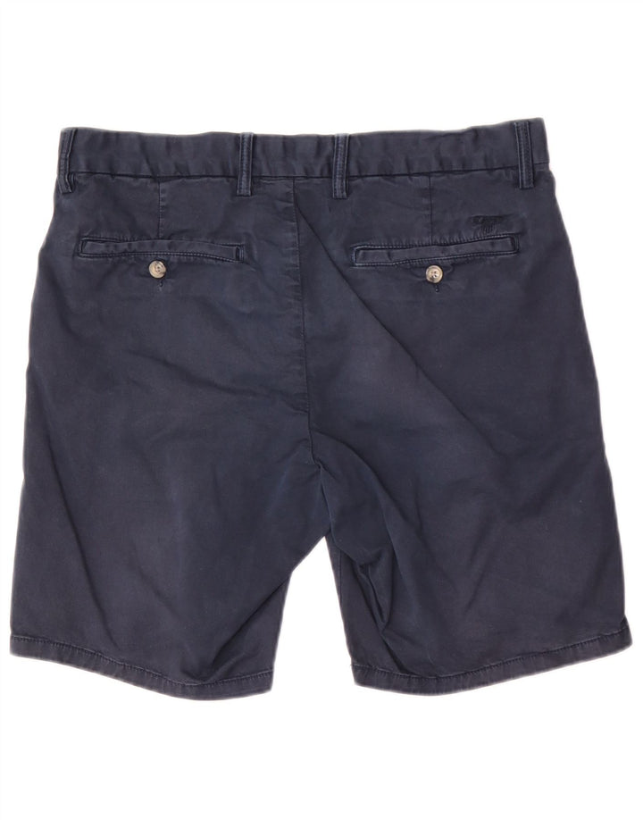 Gant Herren Regular Chino Shorts W32 Medium Navy Blue Cotton