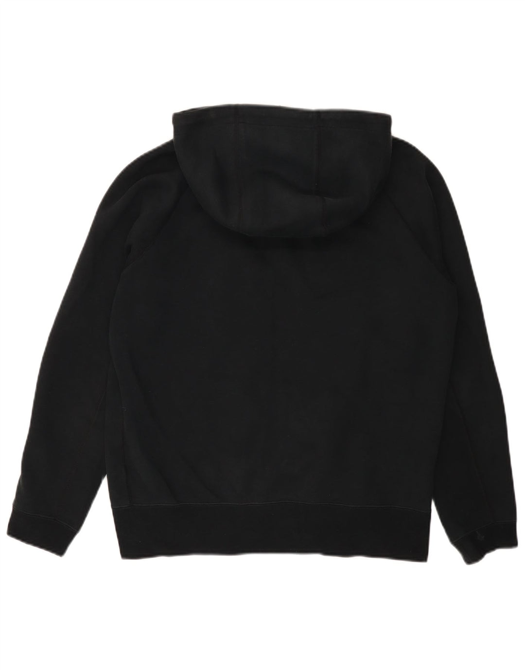 Nike Herren-Kapuzenpullover mit Reißverschluss, mittelschwarz, Baumwolle