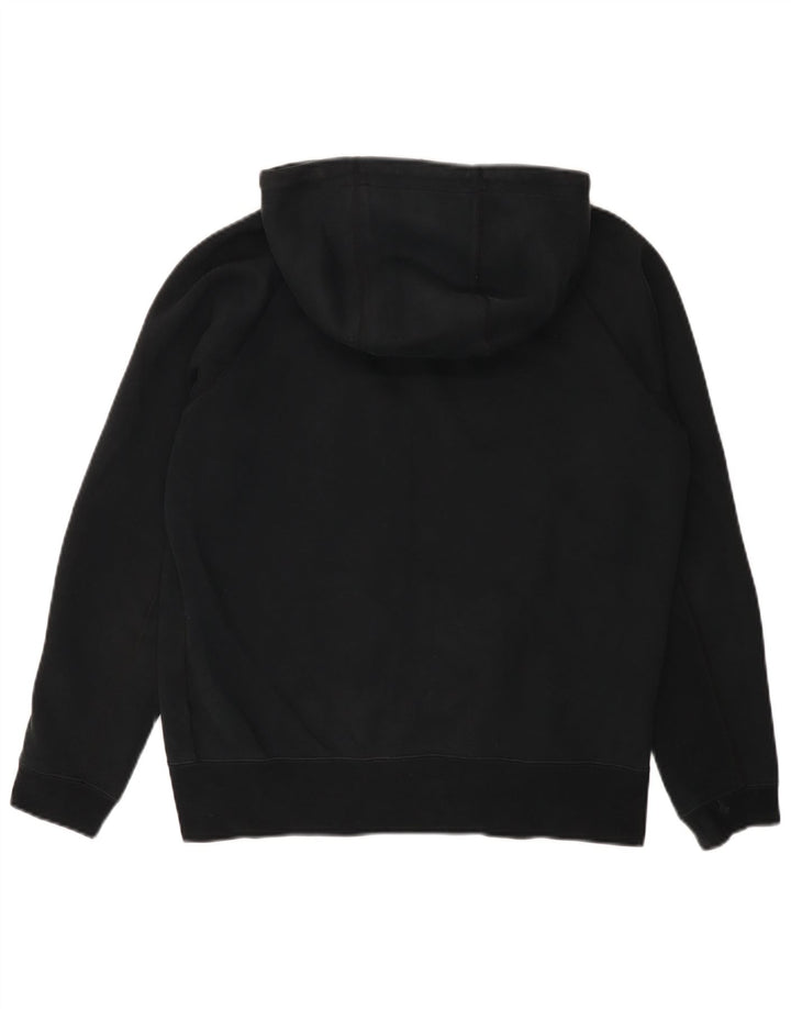 Nike Herren-Kapuzenpullover mit Reißverschluss, mittelschwarz, Baumwolle
