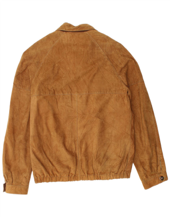 Bignami Herren Wildlederjacke IT 48 Medium Beige