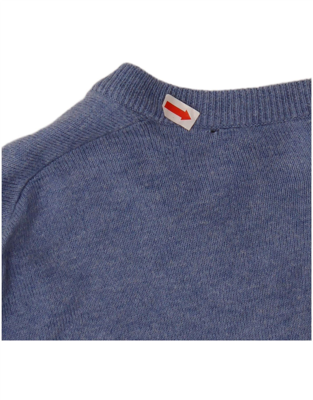 JACK WILLS Herren-Pullover mit V-Ausschnitt, XL, blaue Baumwolle