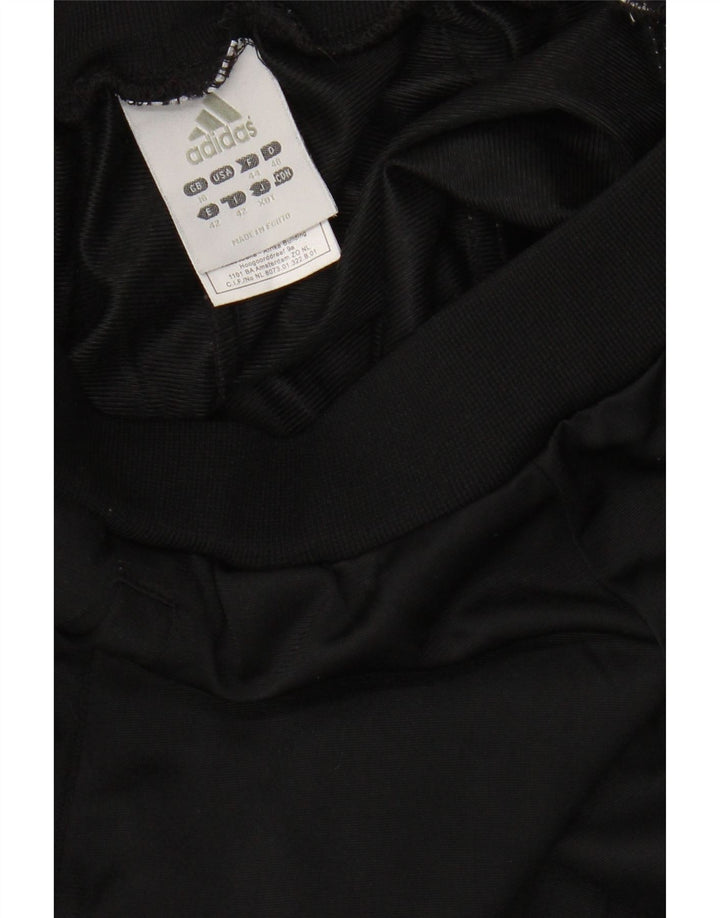 ADIDAS Damen Trainingshose Jogger UK 16 Large Schwarz Polyester