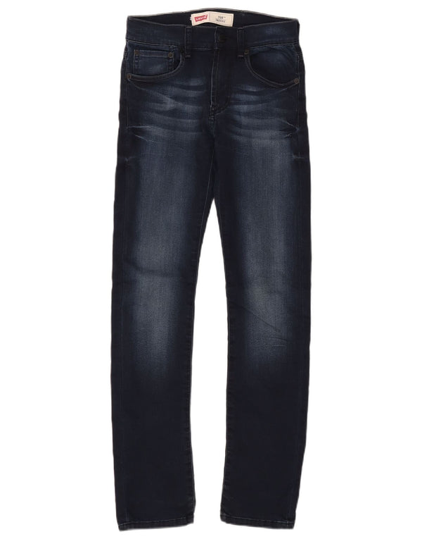 Levi's 510 Skinny Jeans für Mädchen, 11–12 Jahre, W26 L29, marineblaue Baumwolle