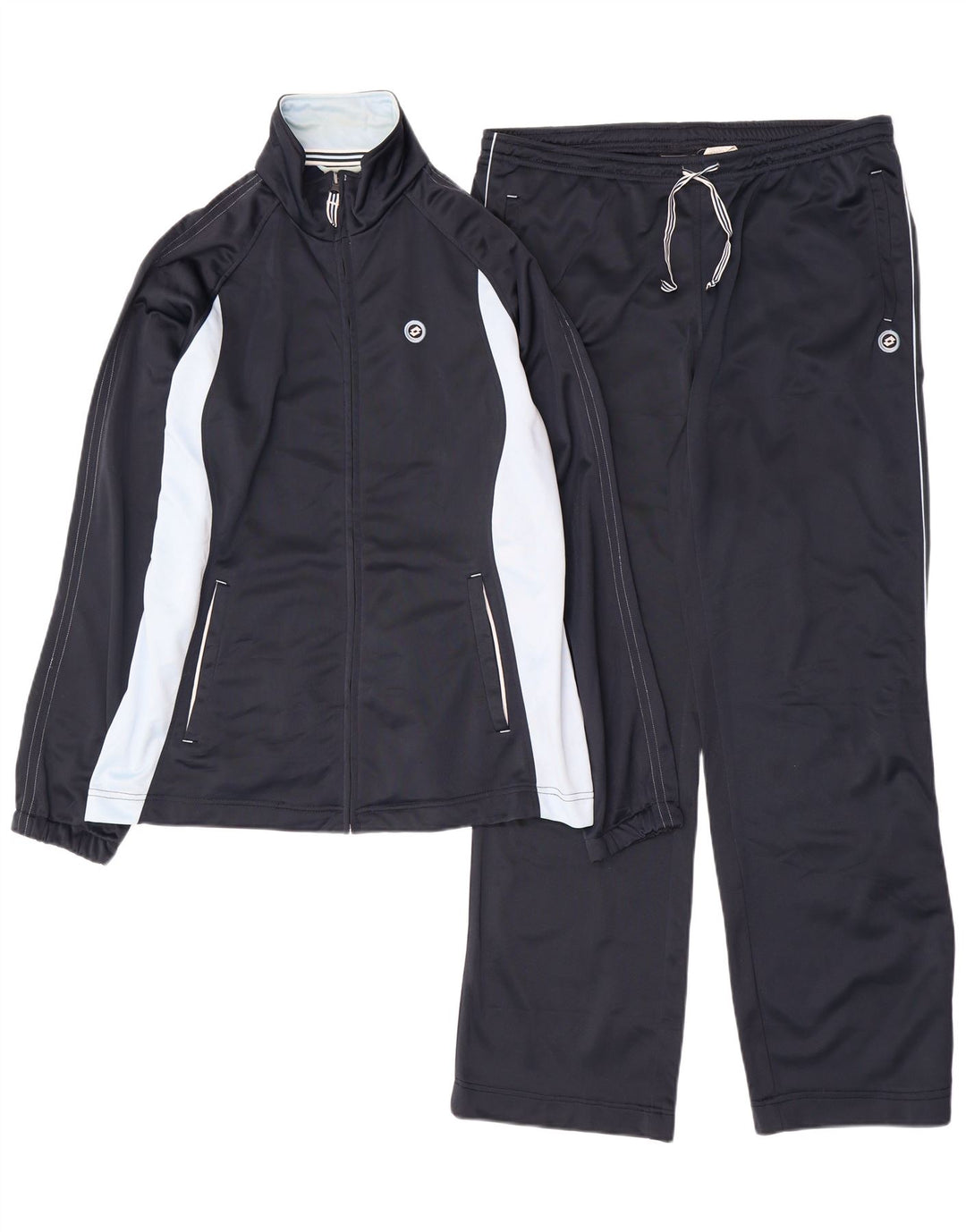 LOTTO Damen-Trainingsanzug, UK 18, XL, Marineblau, Farbblock-Polyester