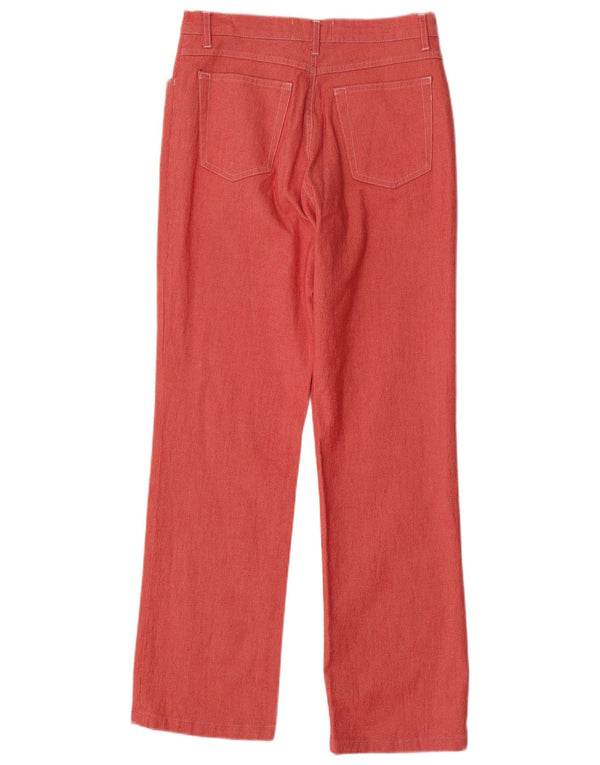 Vintage Damen Straight Jeans W31 L30 Rote Baumwolle