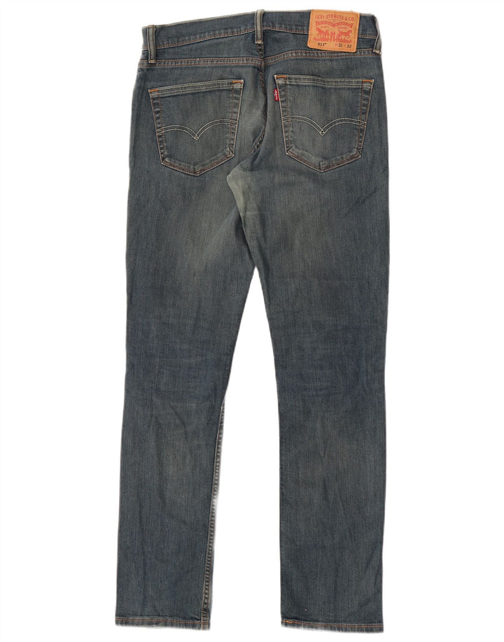 Levi's Herren 511 Slim Jeans W31 L32 Blaue Baumwolle