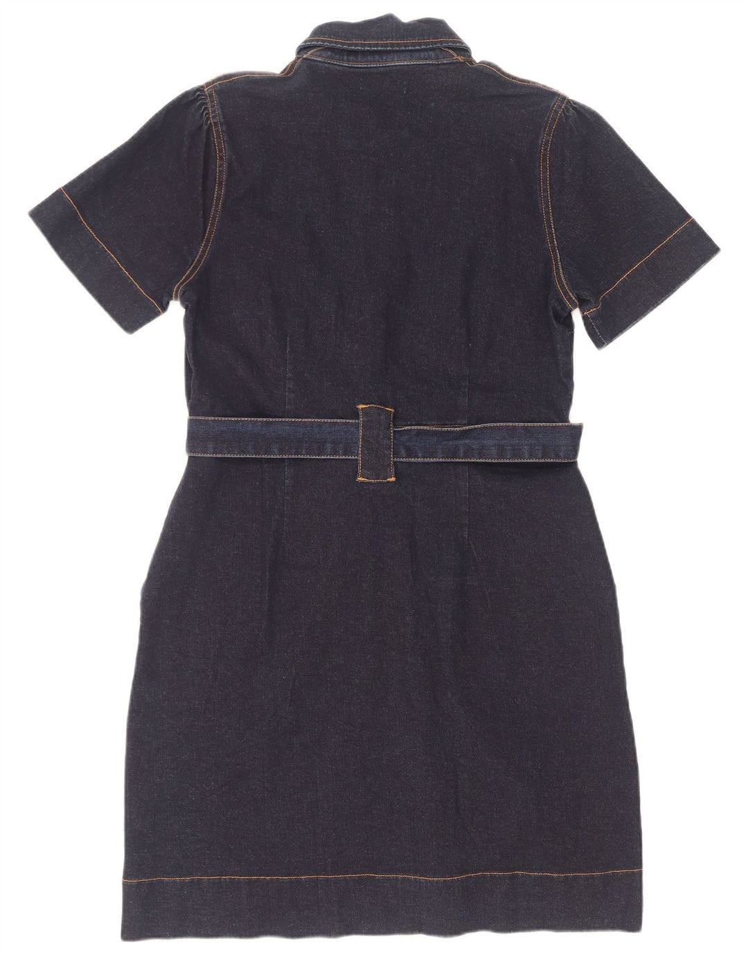 Oasis Damen Jeanskleid UK 12 Medium Marineblau Baumwolle