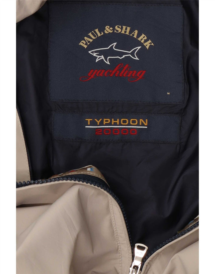 Paul & Shark Herren Typhoon 20000 Bomberjacke UK 38 Medium Beige Polyester