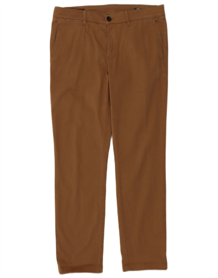 RIFLE Herren Slim Chinohose W32 L30 Beige Baumwolle