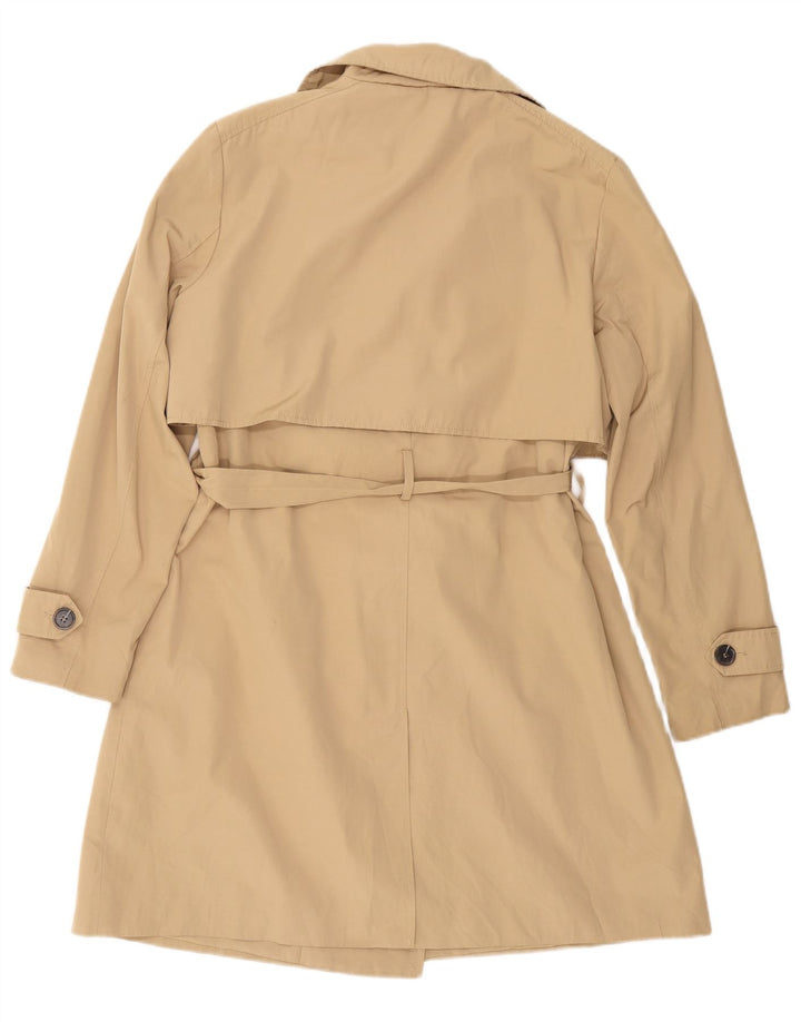 ZARA Damen Trenchcoat UK 18 XL Beige Baumwolle