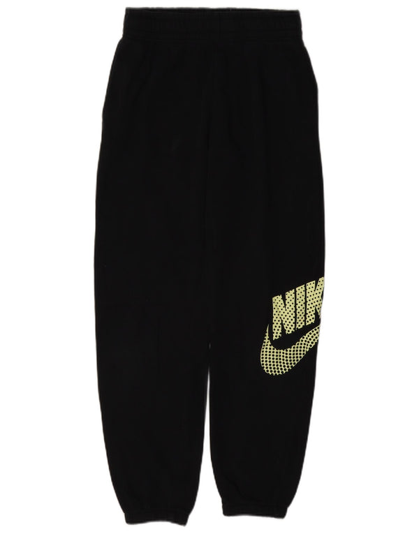 Nike Mädchen-Trainingshose mit Grafik, Jogginghose, 10–11 Jahre, mittelgroß, Schwarz
