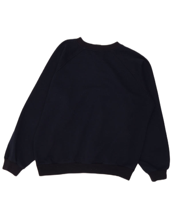 Übergroßer Damen-Sweatshirt-Pullover von Kappa UK 14 Mittelmarineblaues Polyester