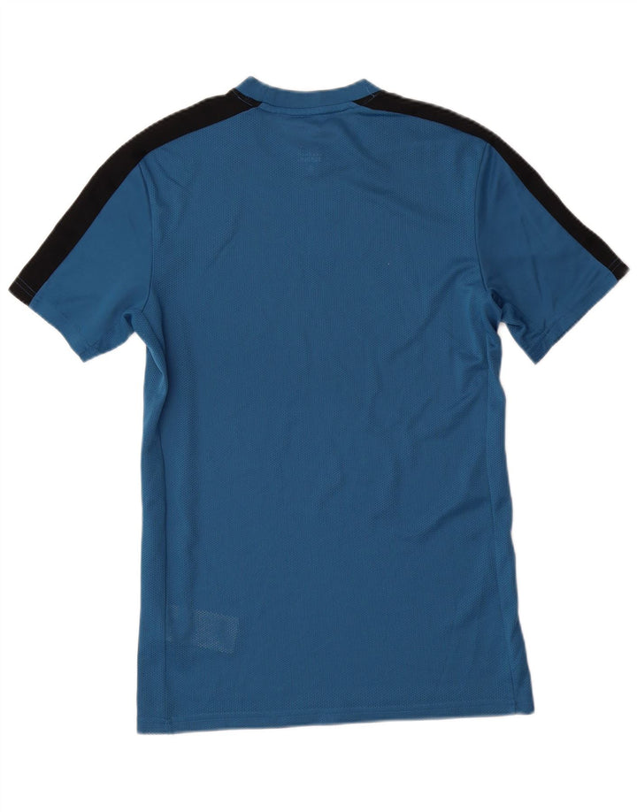 NIKE Herren Dri Fit Grafik-T-Shirt-Oberteil, kleines blaues Farbblock-Polyester