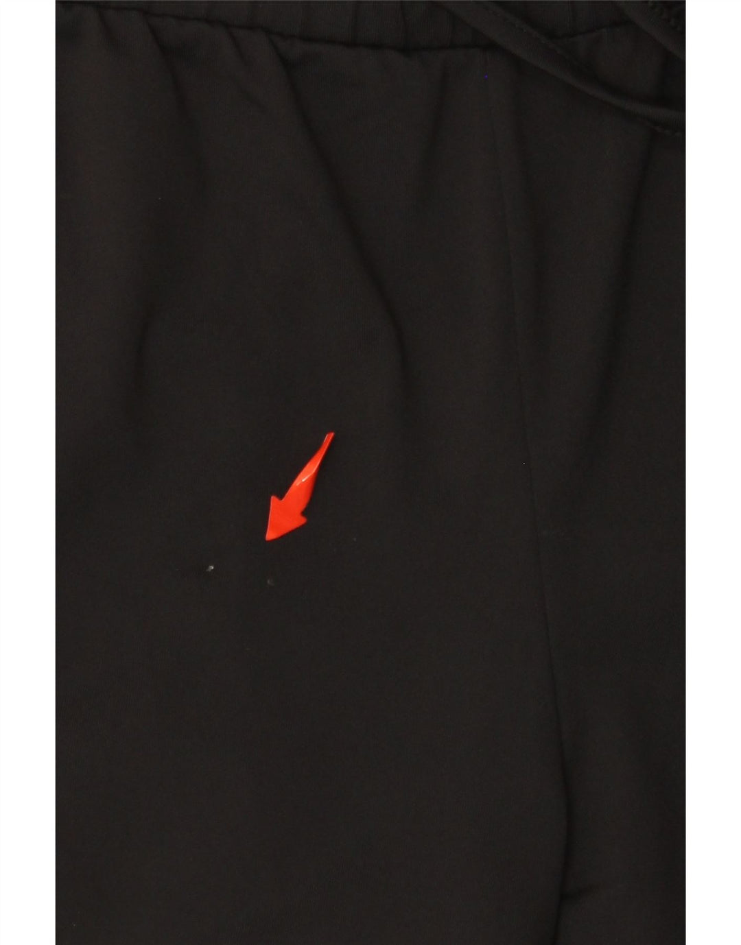 VINTAGE Grafik-Sportshorts für Damen UK 14 Large Black Colourblock