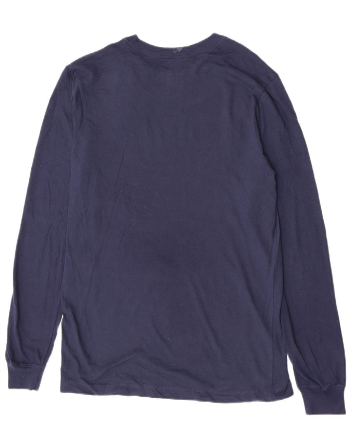 NIKE Herren Arizona Graphic Top Langarm Small Marineblau Baumwolle