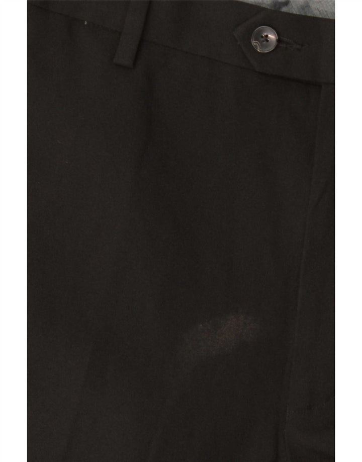Marks & Spencer Herren-Anzughose, normal, W40, L31, Schwarz, Polyester