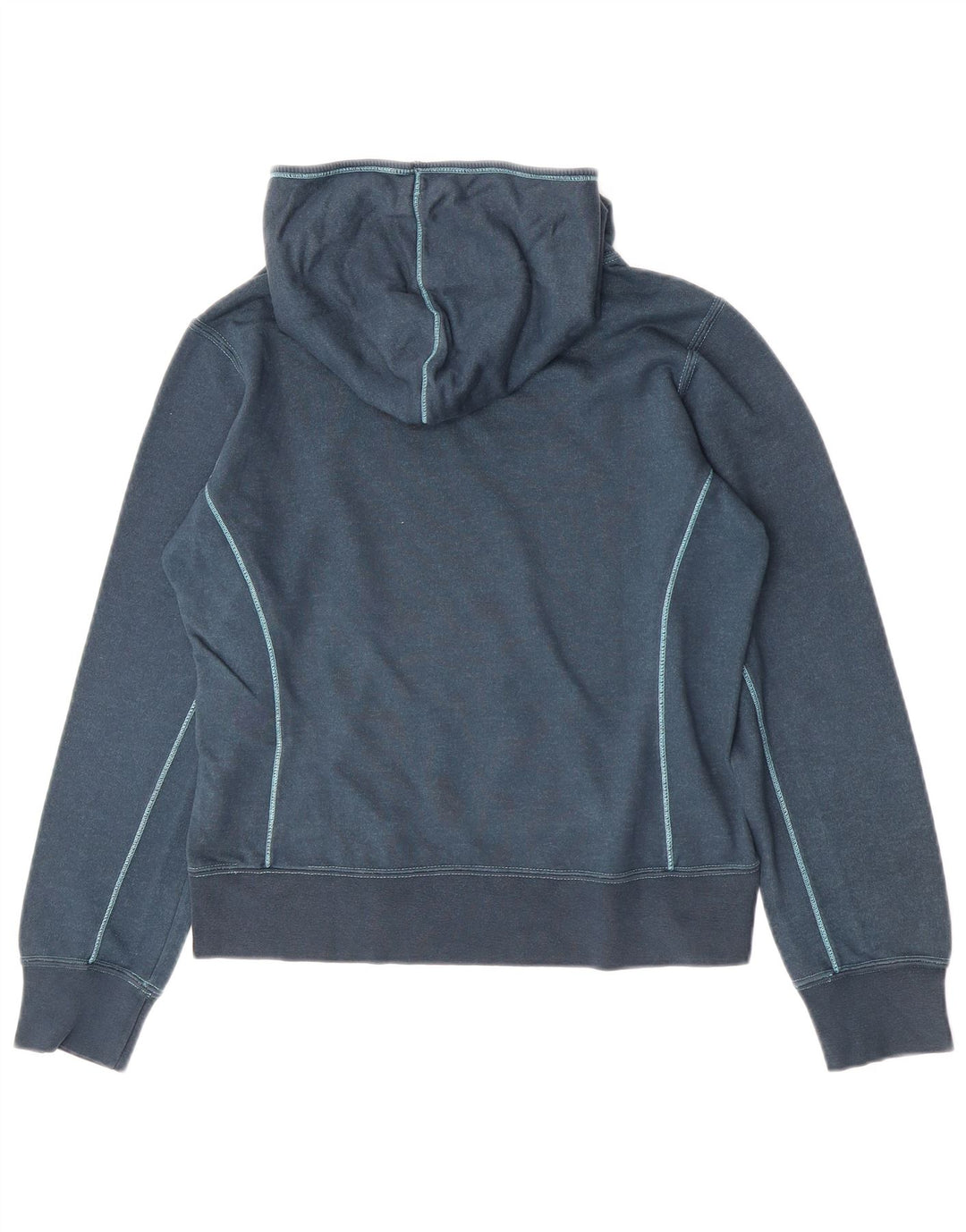 Champion Damen Heritage Classics Graphic Hoodie Pullover UK 12 Mittelblau