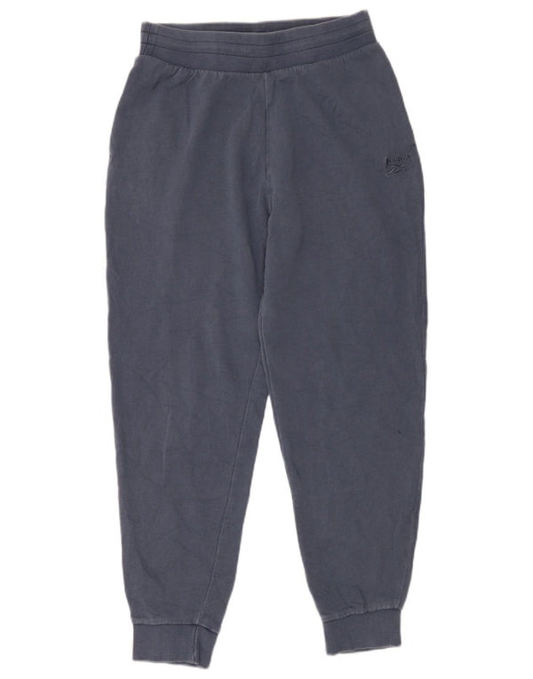 Reebok Damen Trainingshose Jogger UK 12/14 Mittelblaue Baumwolle