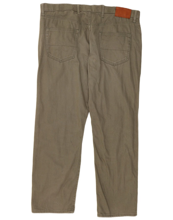 Marks & Spencer Damen Regular Straight Jeans W38 L29 Grüne Baumwolle