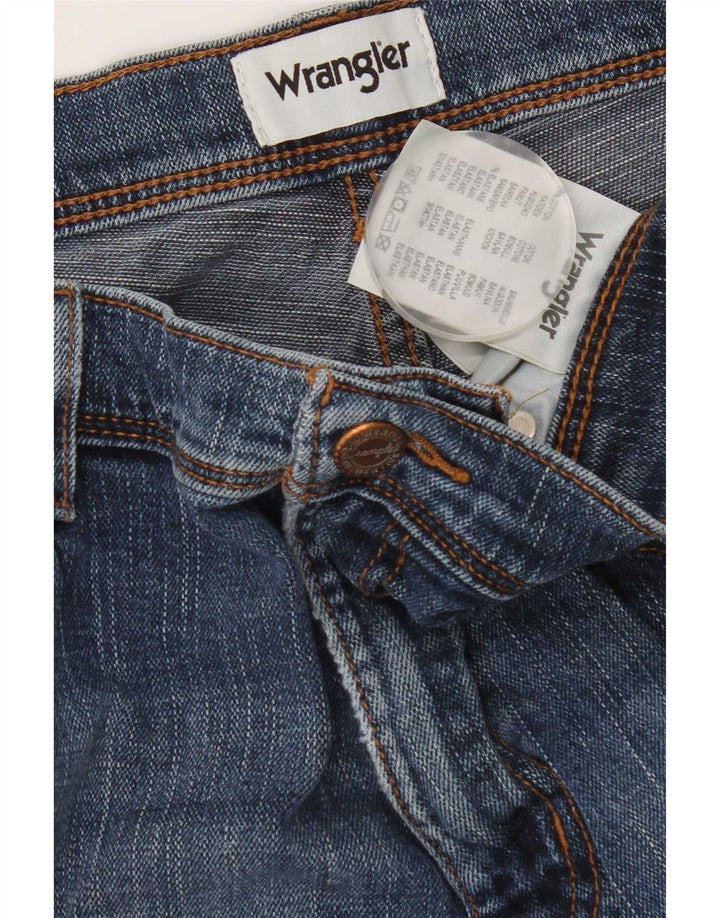 Wrangler Herren Straight Jeans W34 L32 Blaue Baumwolle