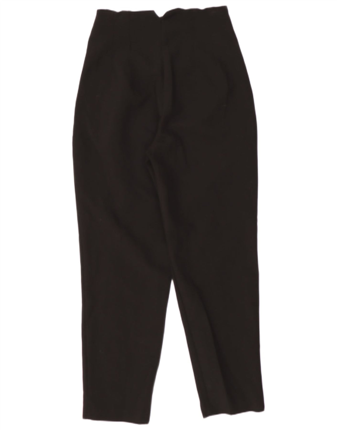 Zara Damen-Anzughose mit hoher Taille, Größe S, W26, L26, Schwarz, Polyester