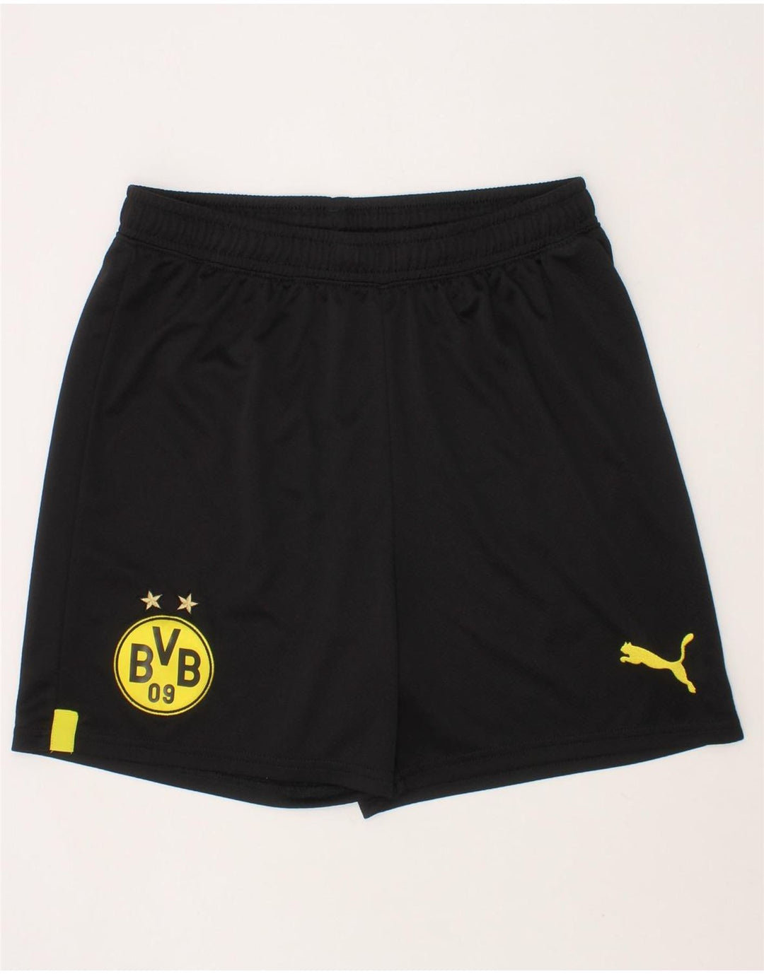 PUMA Boys BVB Dortmund Sport Shorts 15-16 Years  Black Polyester Vintage Puma and Second-Hand Puma from Messina Hembry 