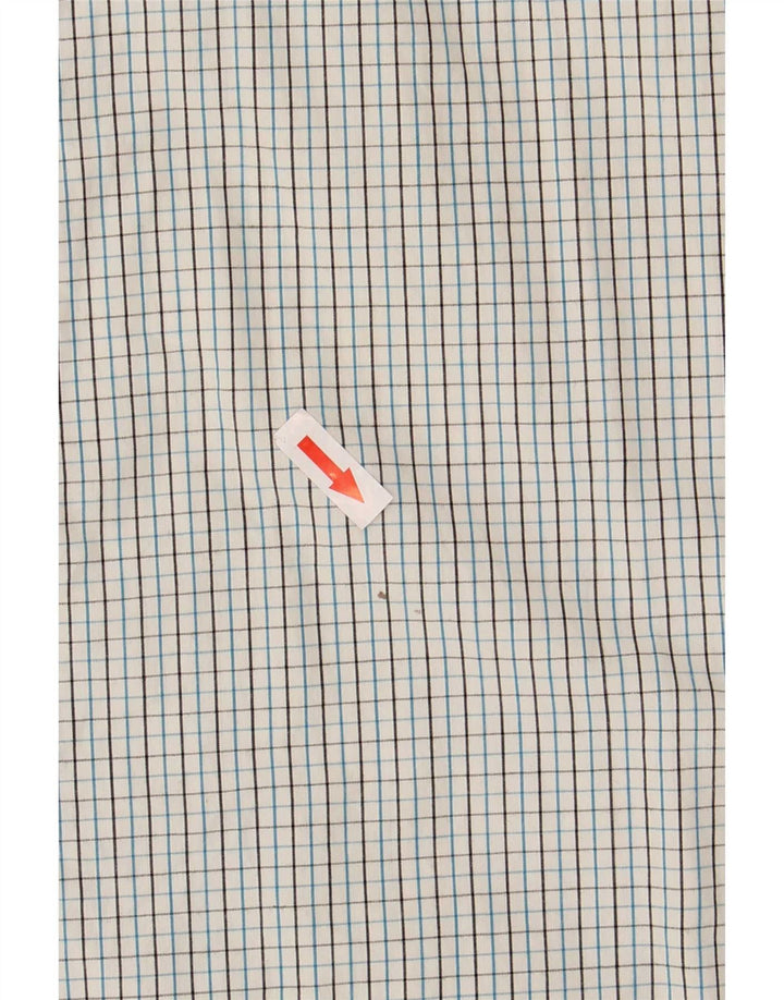 O'Neill Herren-Grafik-Slim-Fit-Hemd aus mittelblau karierter Baumwolle