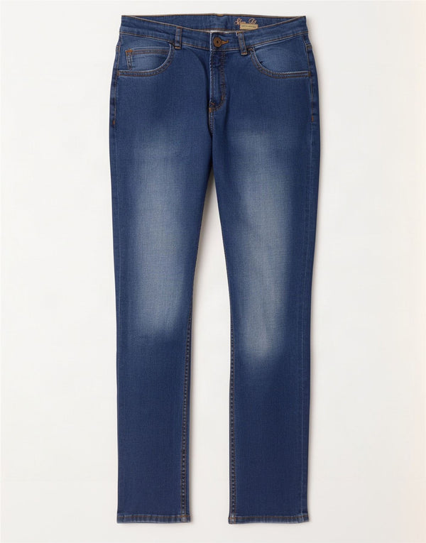 Zara Slim Jeans für Jungen, 13–14 Jahre, W30 L30, blaue Baumwolle