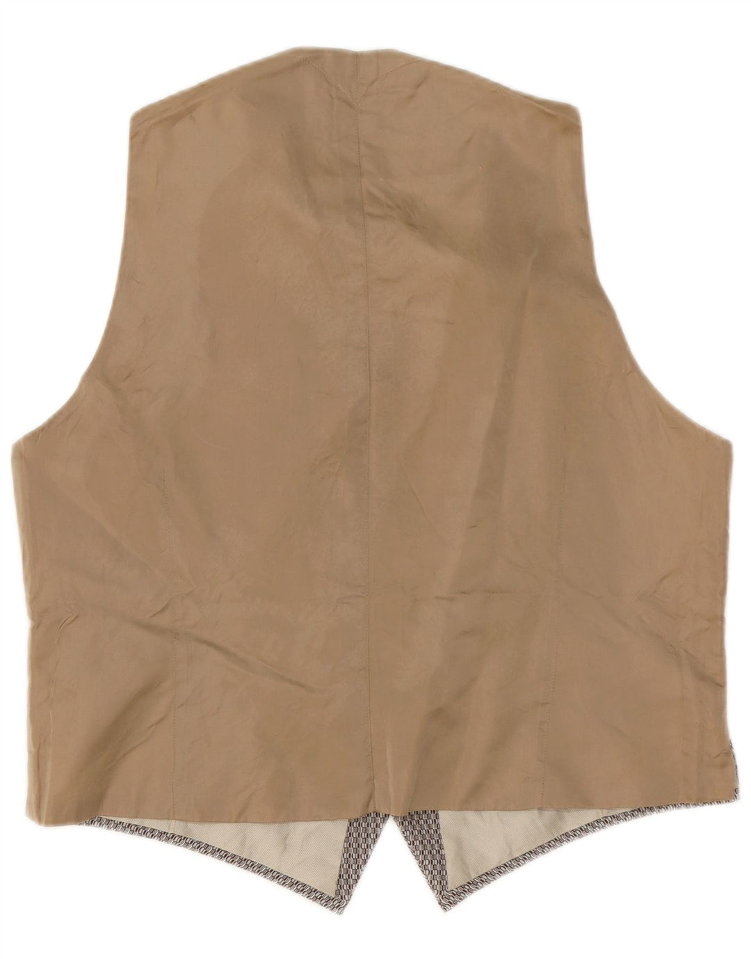 Vintage Herren Weste groß grau geometrisch