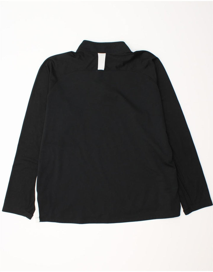 NIKE Herren Dri Fit Pullover-Trainingsanzug mit Reißverschluss, 2XL, Schwarz, Farbblock