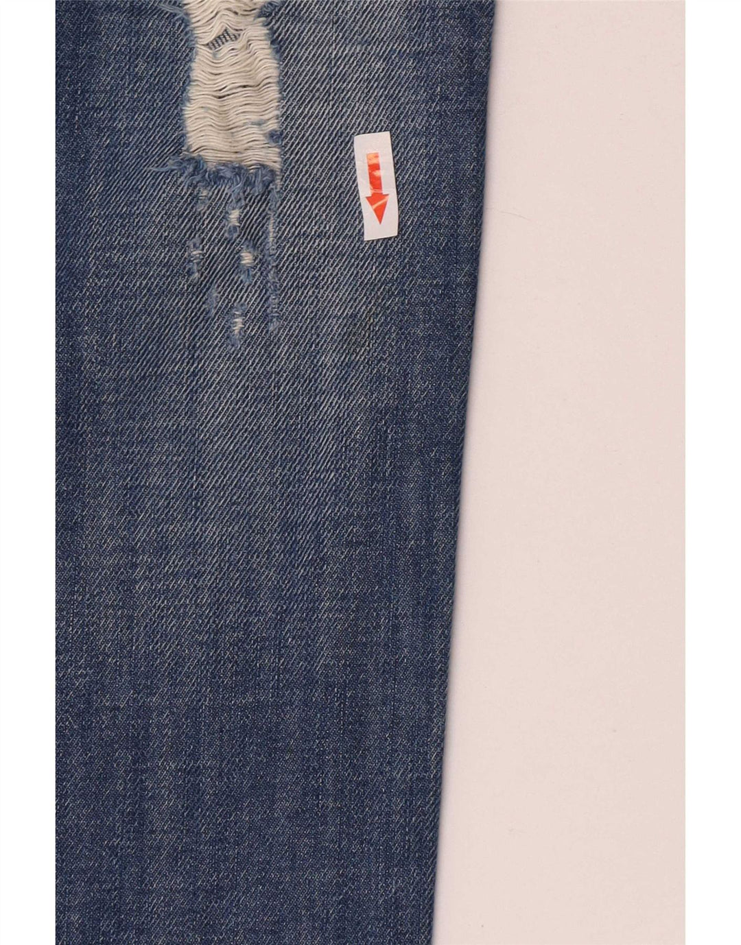 Diesel Damen Matic Distressed Slim Jeans W26 L32 Blaue Baumwolle