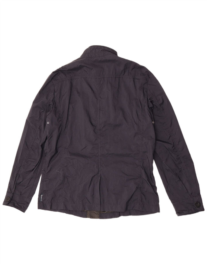 Armani Jeans Herren Utility Jacke UK 42 XL Marineblau Polyamid