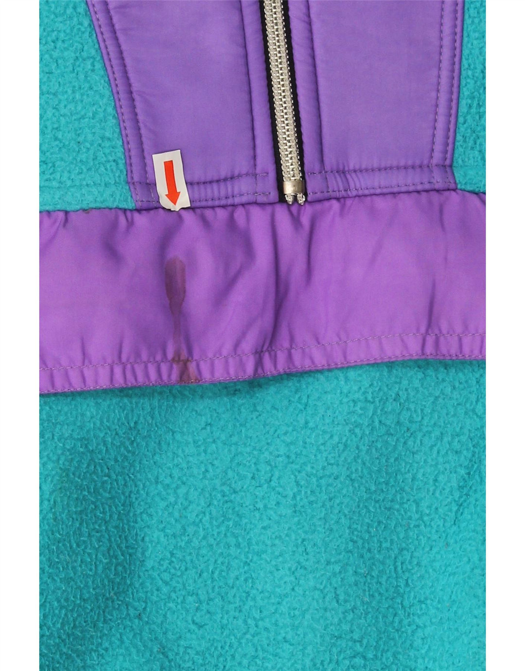 Colmar Herren-Fleecepullover mit Reißverschluss am Hals, XL, mehrfarbig, Colourblock-Polyester