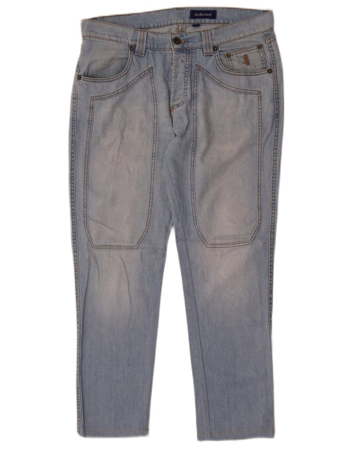Jeckerson Herren Slim Jeans W33 L29 Blaue Baumwolle