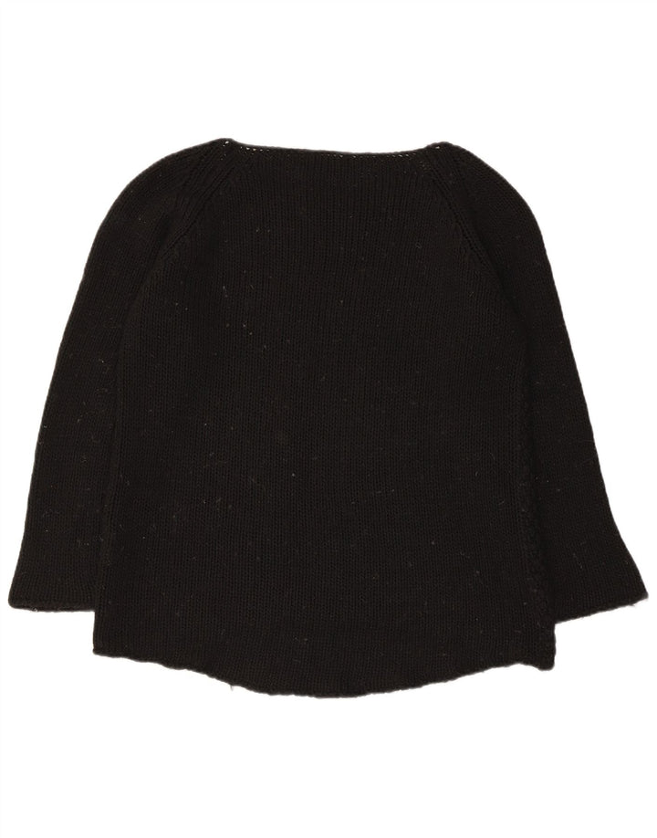 Guess Damen-Pullover mit U-Boot-Ausschnitt, Gr. 12, mittelschwarz