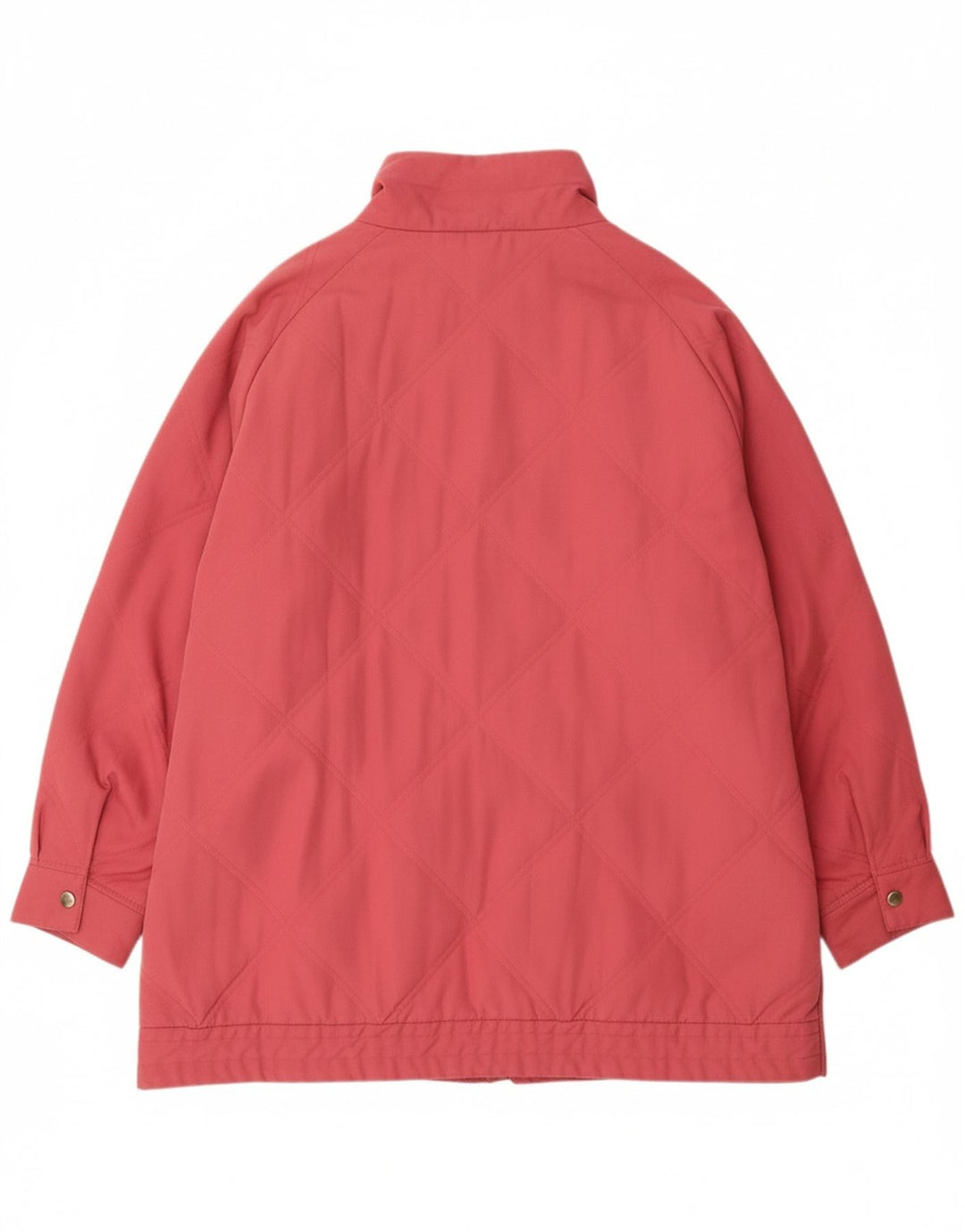 VINTAGE Damen Steppjacke UK 22 3XL Rosa Polyester
