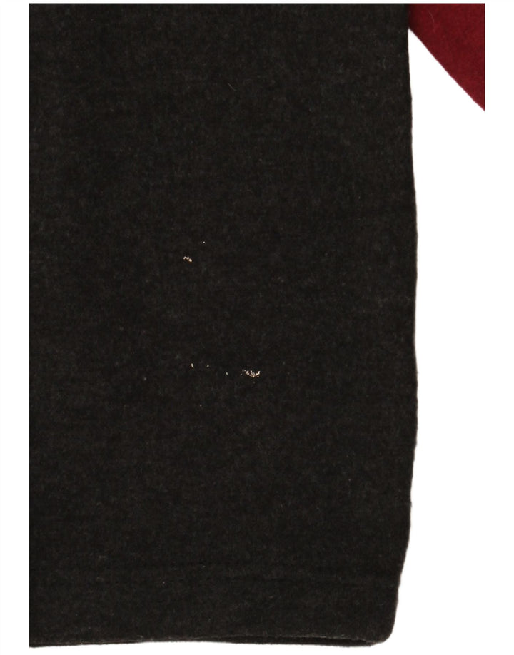 Richmond Herren-Pullover mit grafischem Rundhalsausschnitt, Mittelschwarz, Farbblock