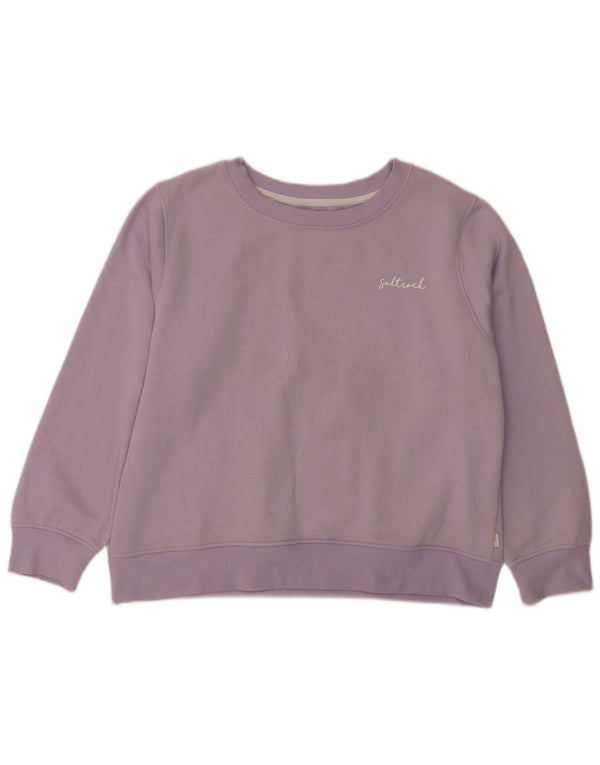 Saltrock Damen Sweatshirt Pullover UK 18 XL Lila Baumwolle