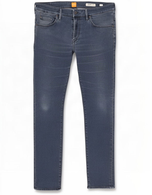 Hugo Boss Mens Skinny Jeans W38 L34 Blue Cotton