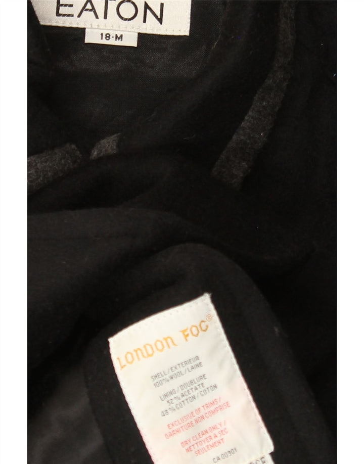 LONDON FOG Damenmantel US 18 2XL Schwarze Wolle