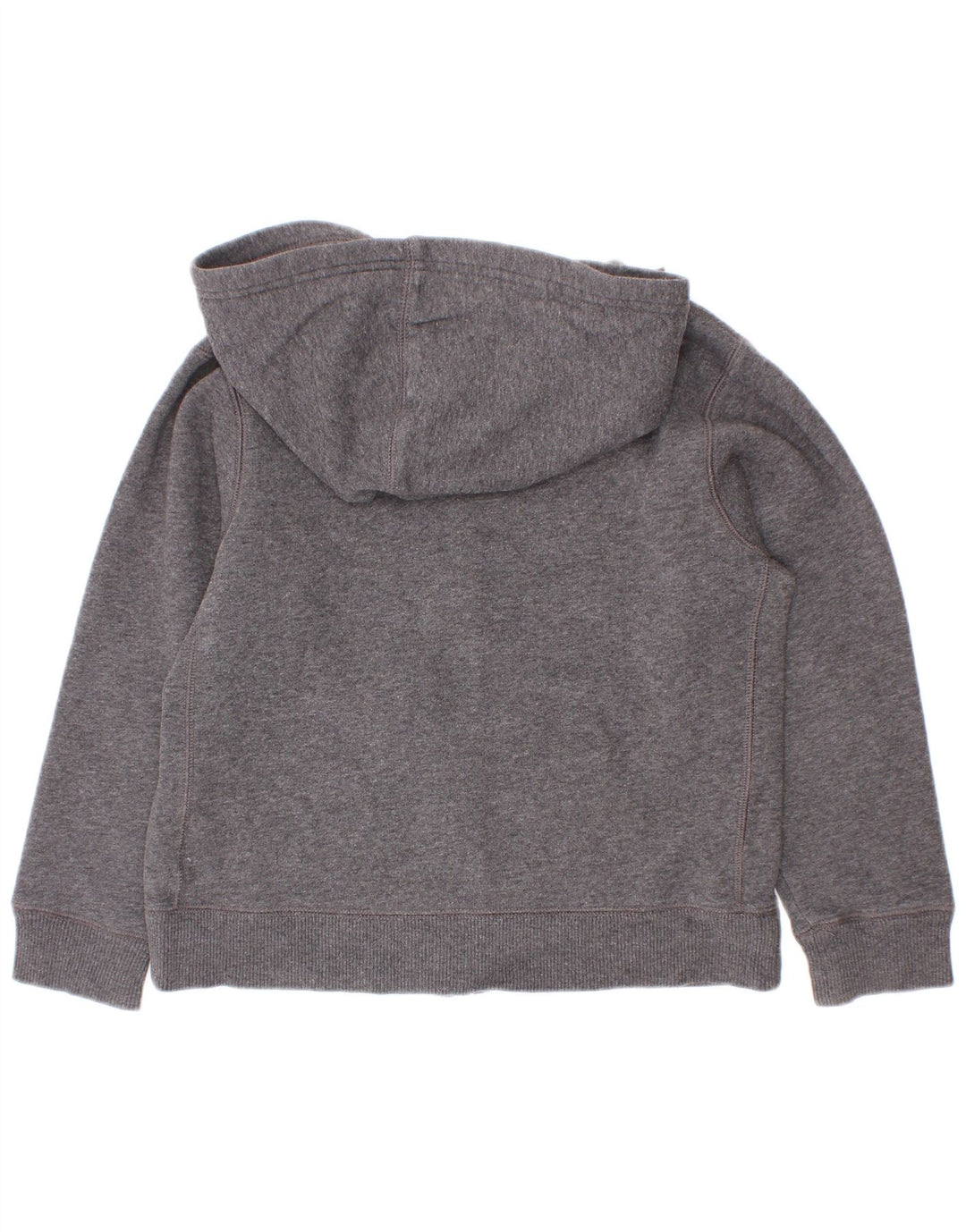 Nike Jungen-Kapuzenpullover mit grafischem Reißverschluss, 6–7 Jahre, Grau