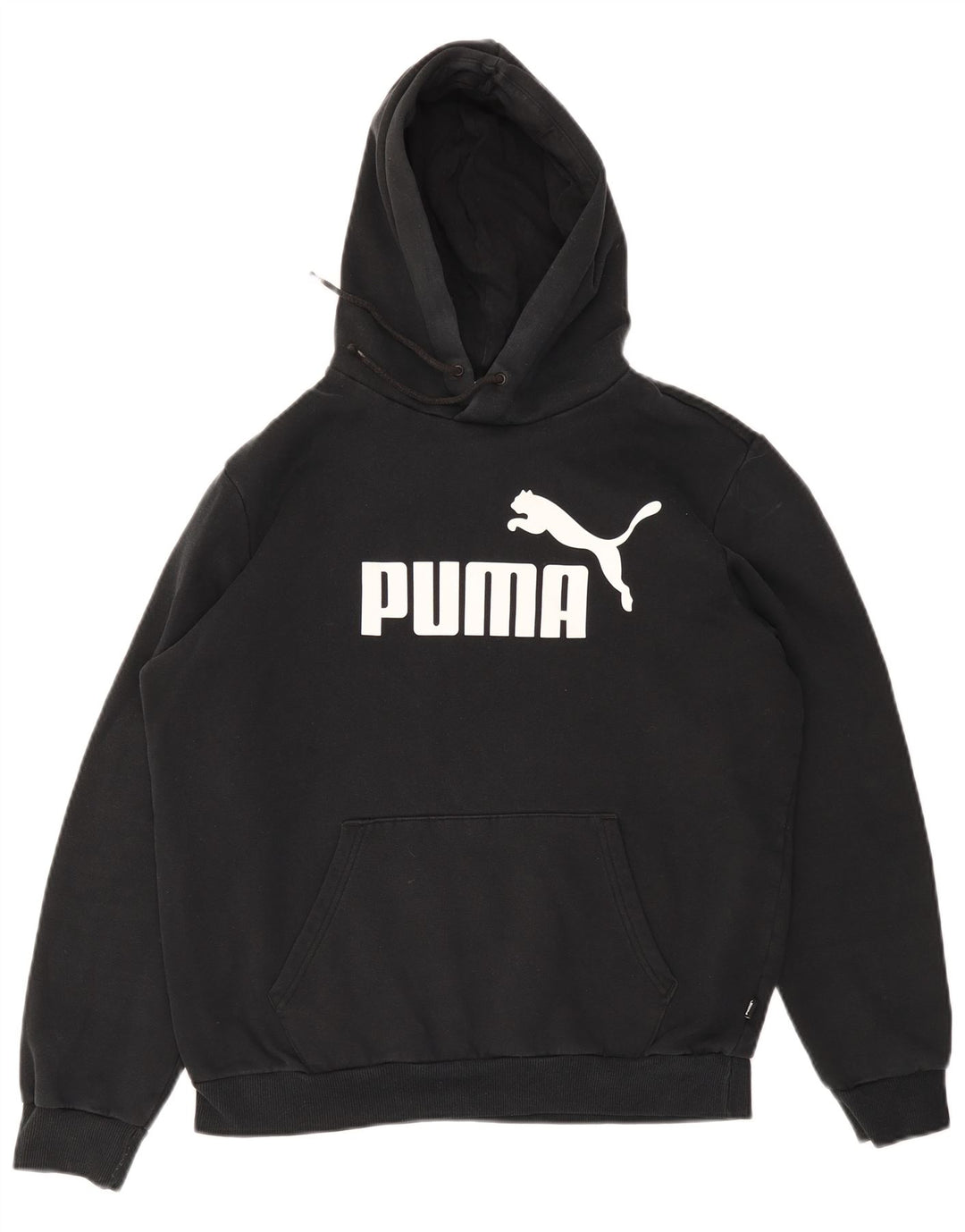 PUMA Herren Graphic Hoodie Pullover Mittelschwarze Baumwolle